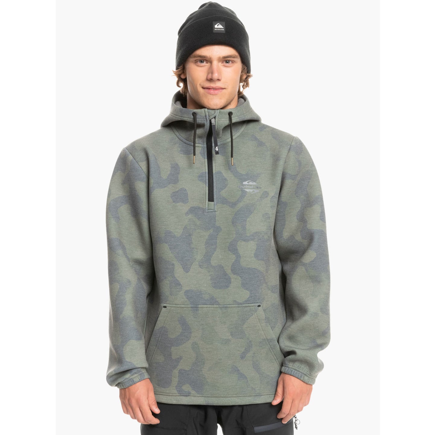 quiksilver shredder half-zip hoodie