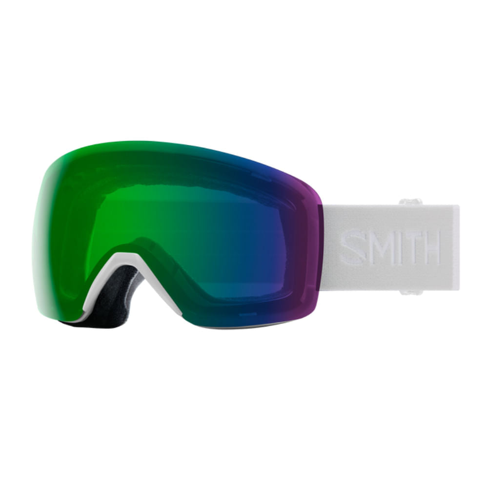 SkylineGoggle-Color-White Vapor  ChromaPop Everyday Green Mirror