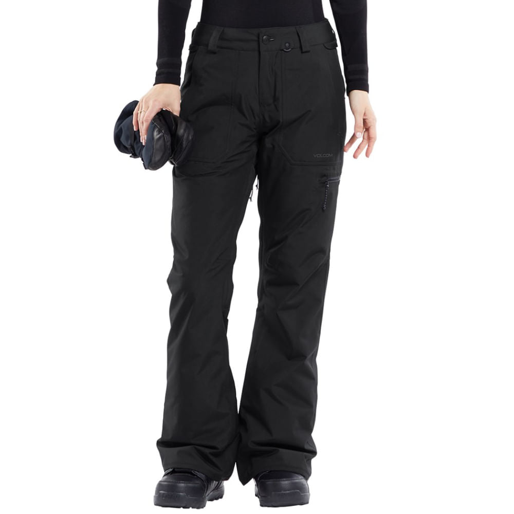 volcom knox insulated gore-tex pants-color-black