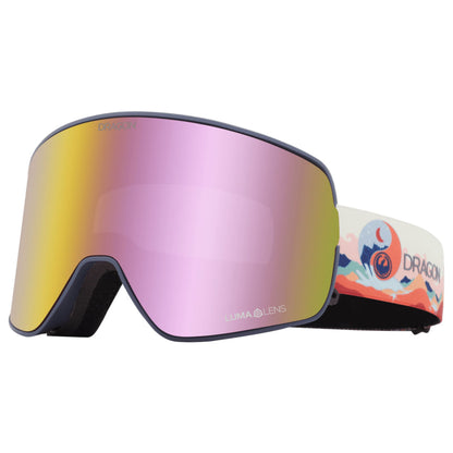 dragon nfx2 goggle-color-fasani/llrosegoldion+llltrose