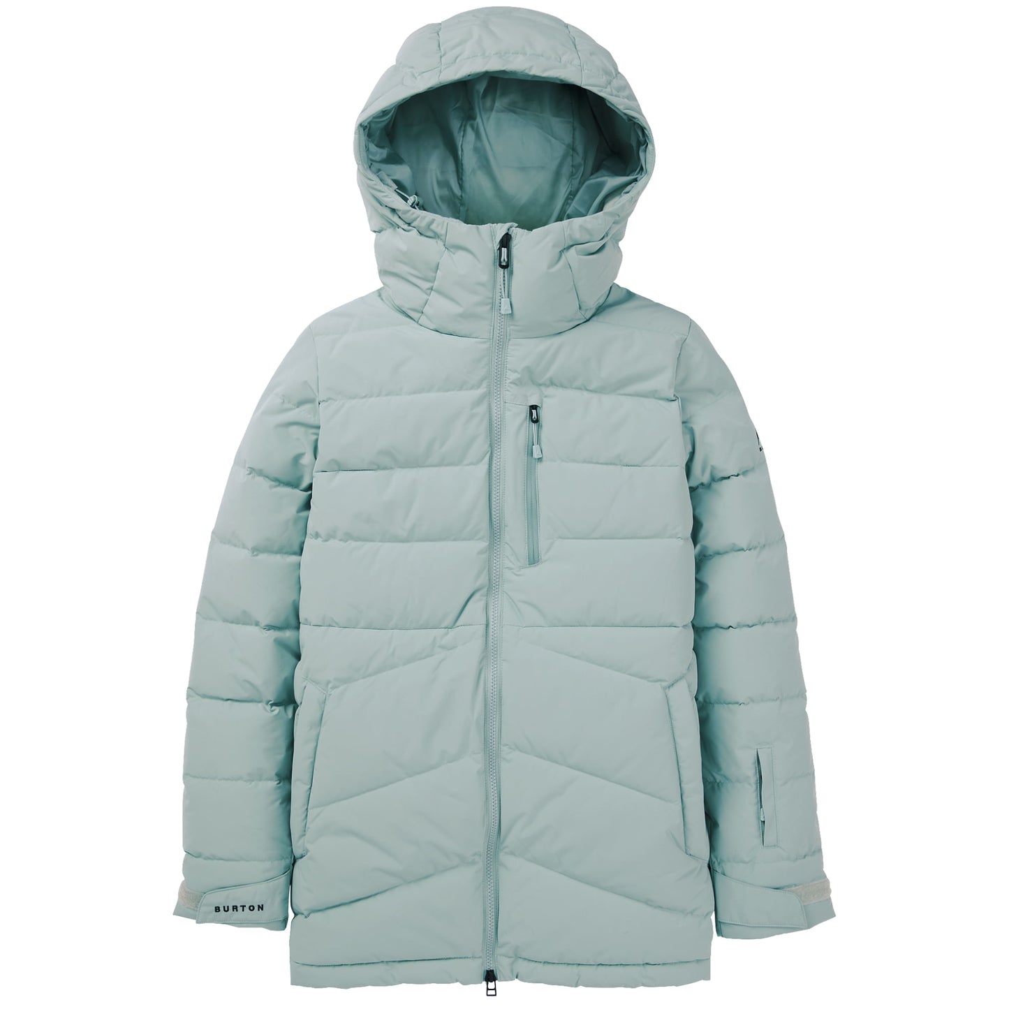 burton women's loyil down jacket-color-petrol green