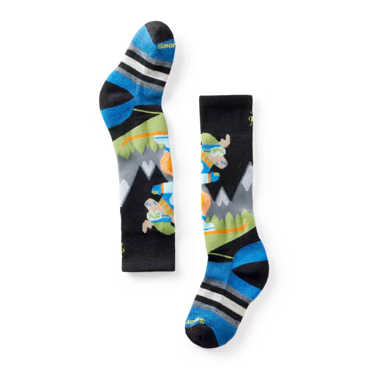 Kids’ Wintersport Full Cushion Mountain Moose Pattern Over the Calf Socks_Yes_Color--Size-