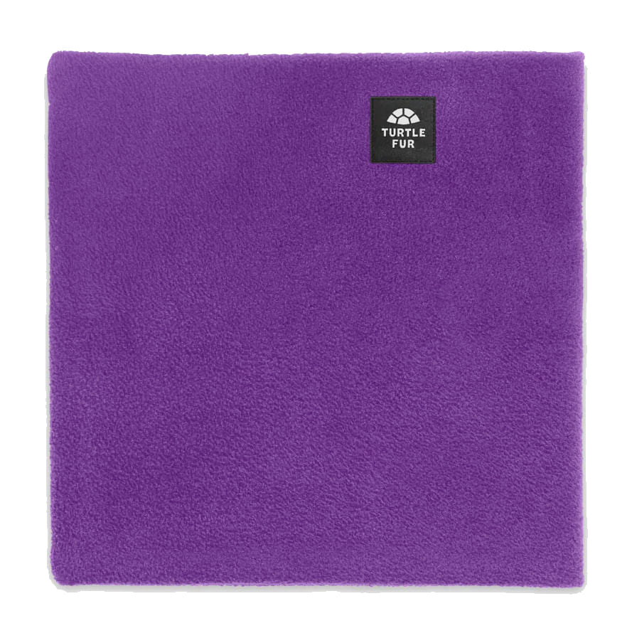 turtle fur double layer neck warmer-color-royal purple