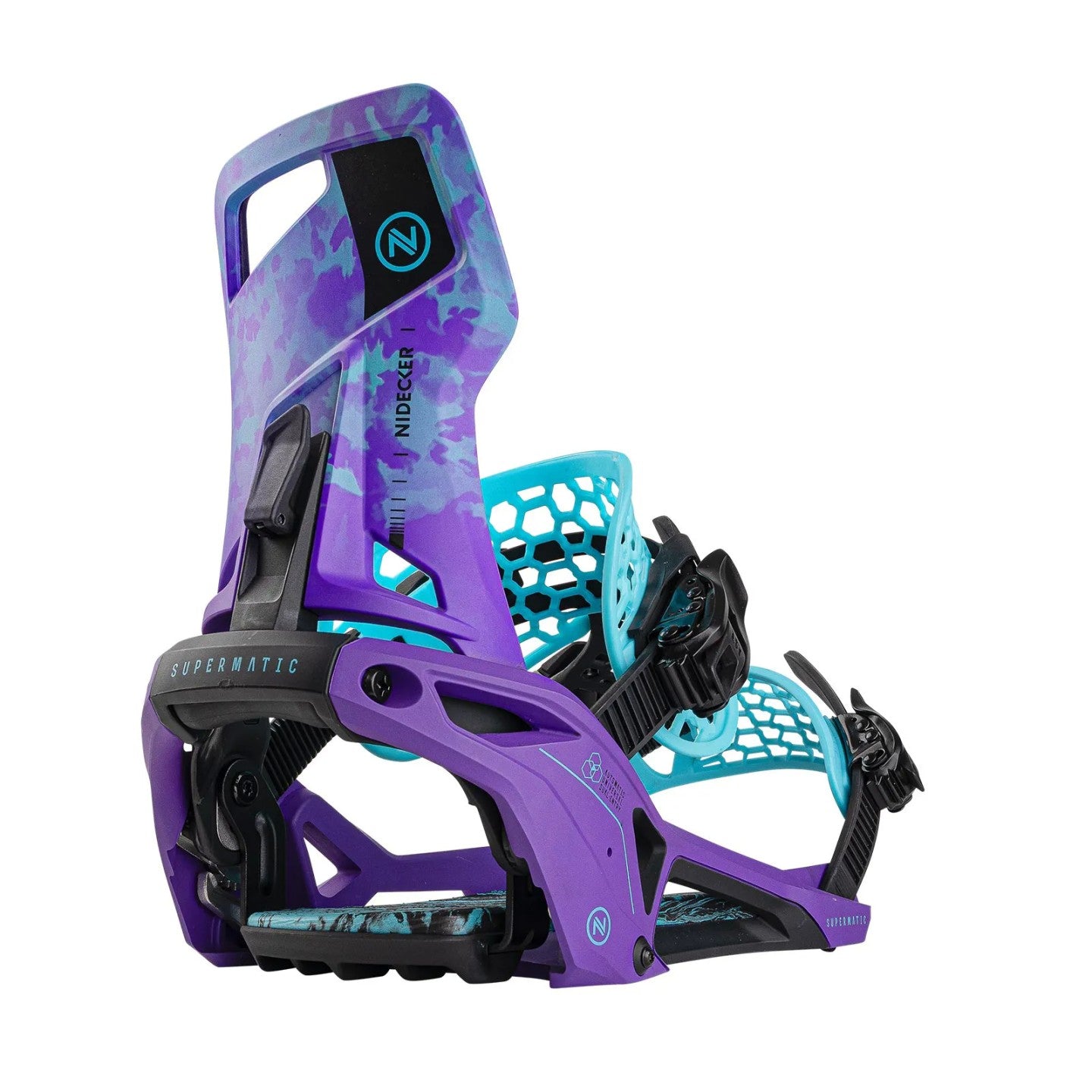 nidecker supermatic snowboard bindings 2025-color-joker purple