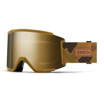 smith squad xl goggles-color-coyote pow hunter  chromapop sun black gold mirror